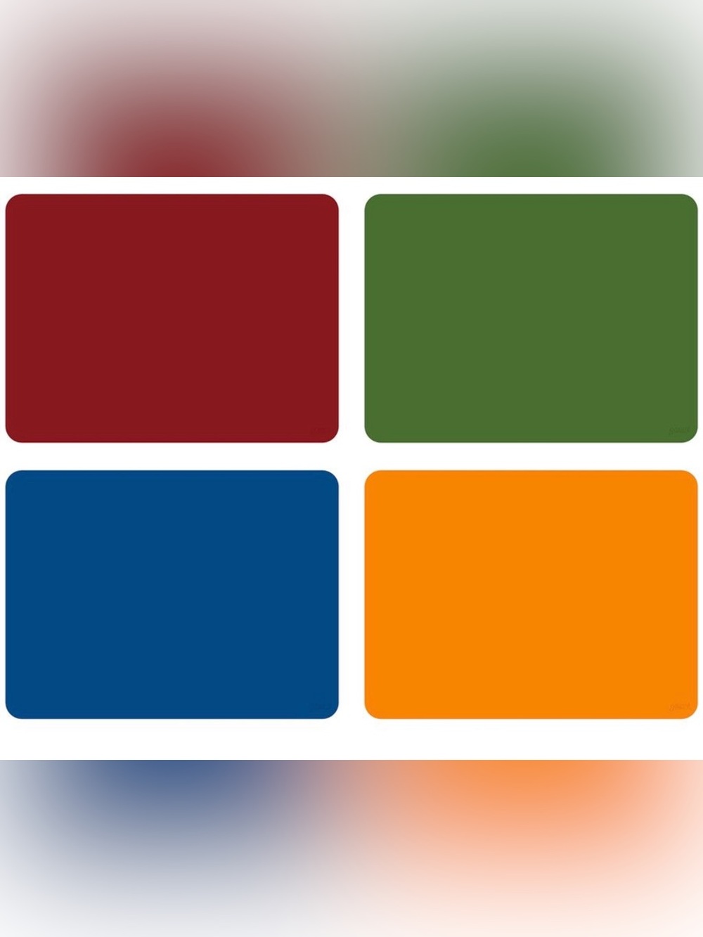 GASARE placemats Set of 4 silicone placemats